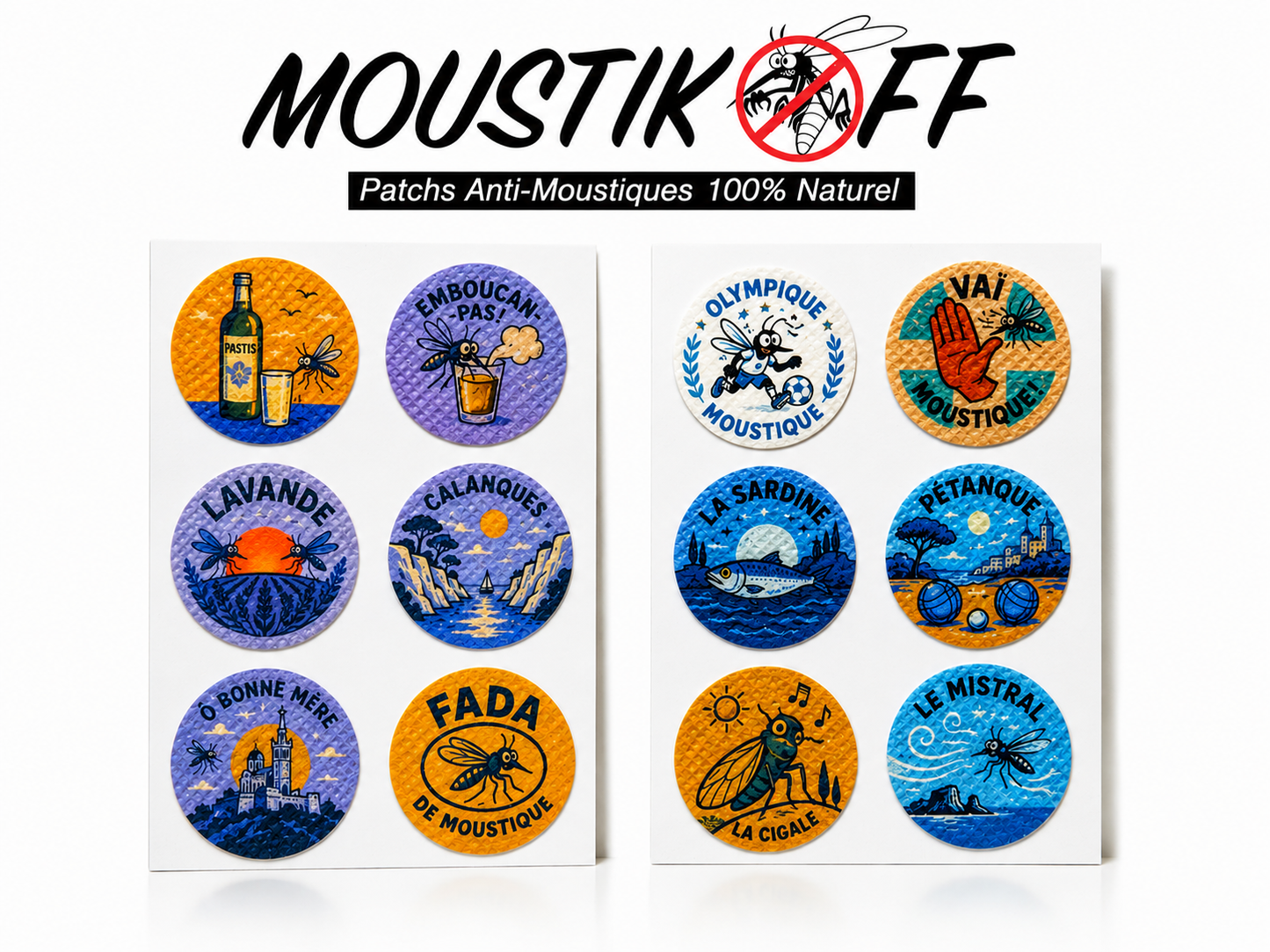 Pack 30 Patchs Anti-Moustiques Naturels | Jusqu’à 8h de protection