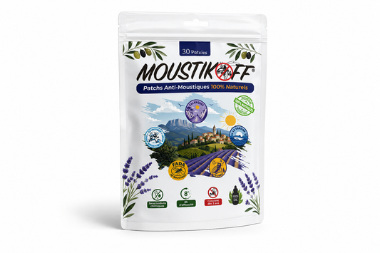 Pack 30 Patchs Anti-Moustiques Naturels | Jusqu’à 8h de protection